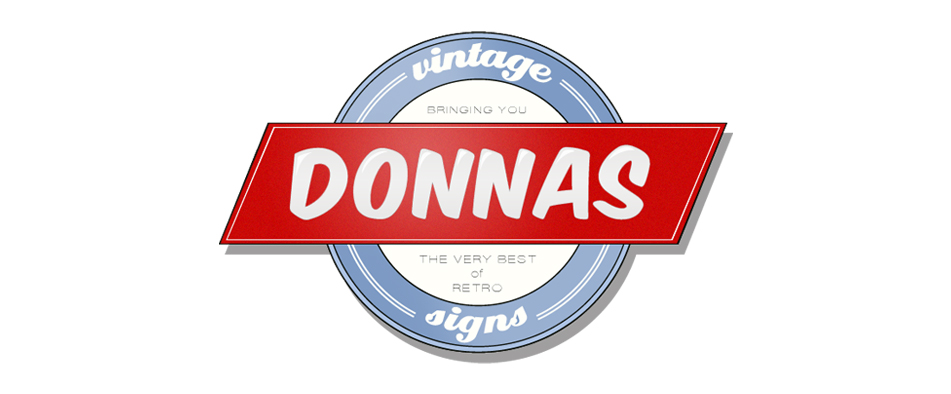 donnas vintage signs