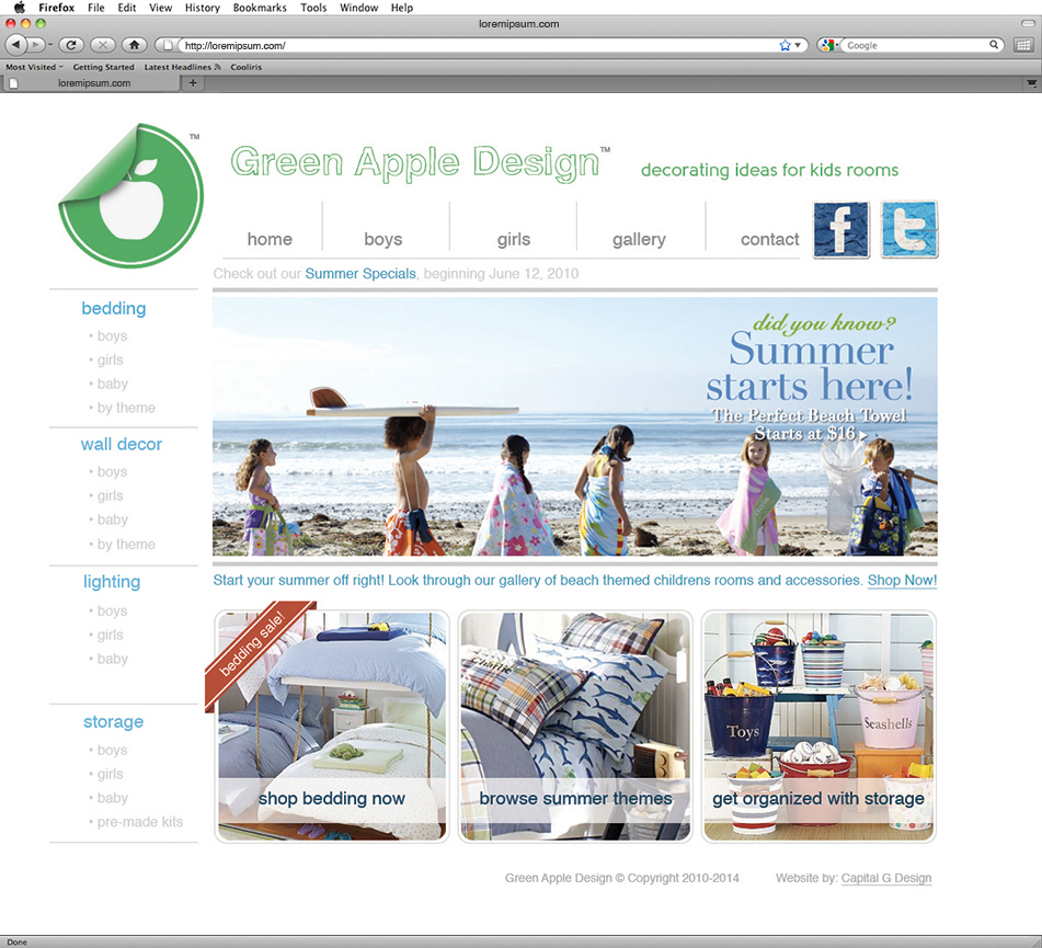 green apple design